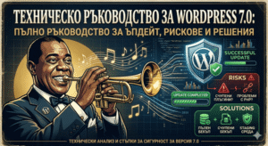 WordPress 7.0 Armstrong: пълно ръководство за ъпдейт, рискове и решения